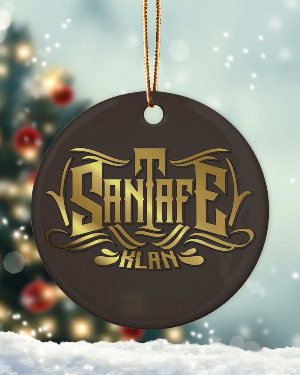 Santafe Hlan Ornament - Circle