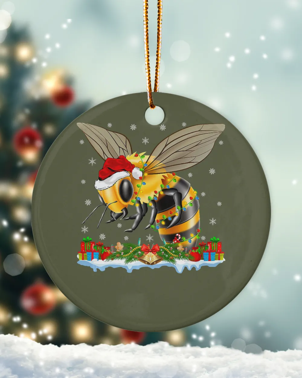 Bee Bumble Bee Lover Family Matching Santa Bumble Bee Christmas 518