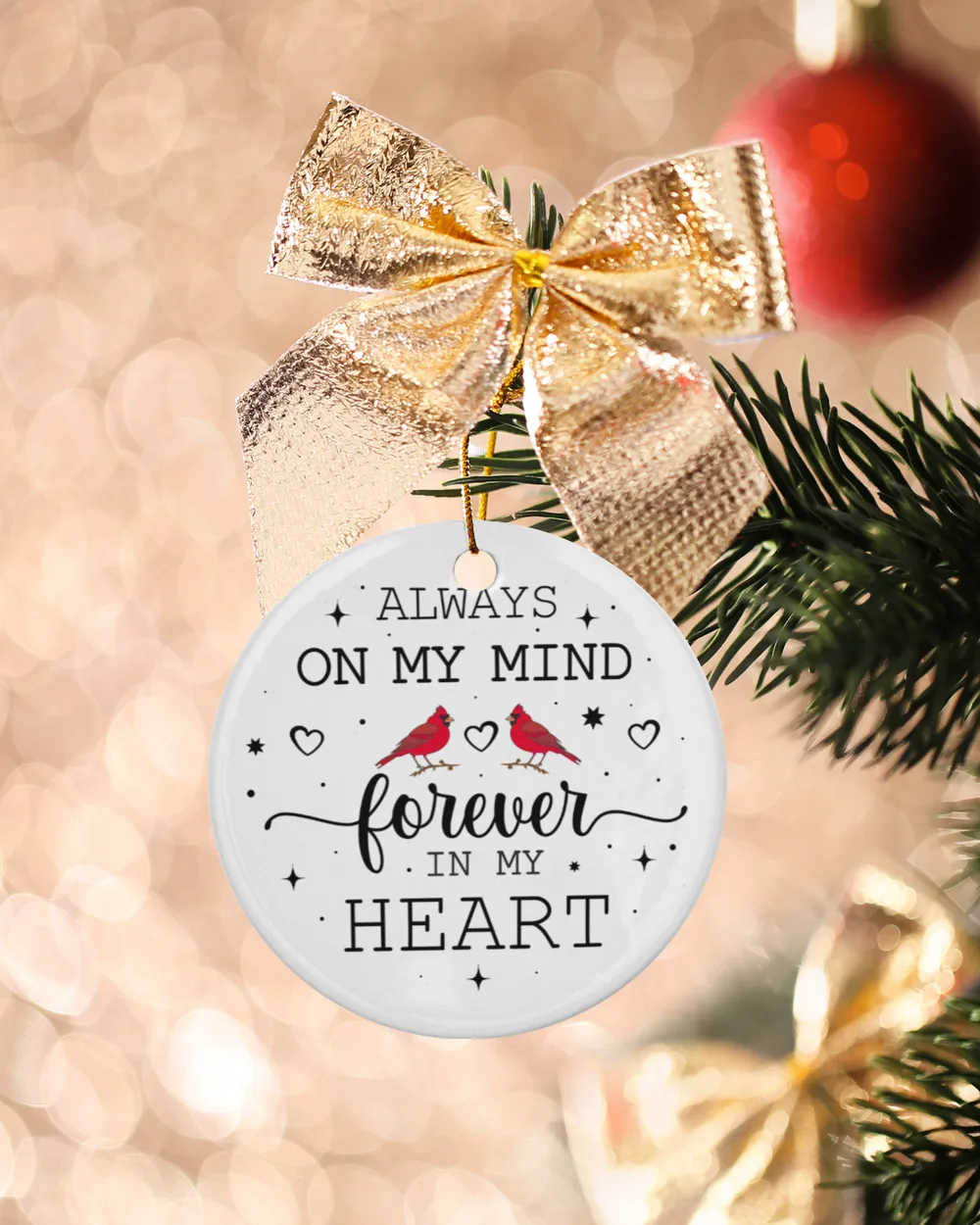 Cardinal Bird Ornament - RCO231106