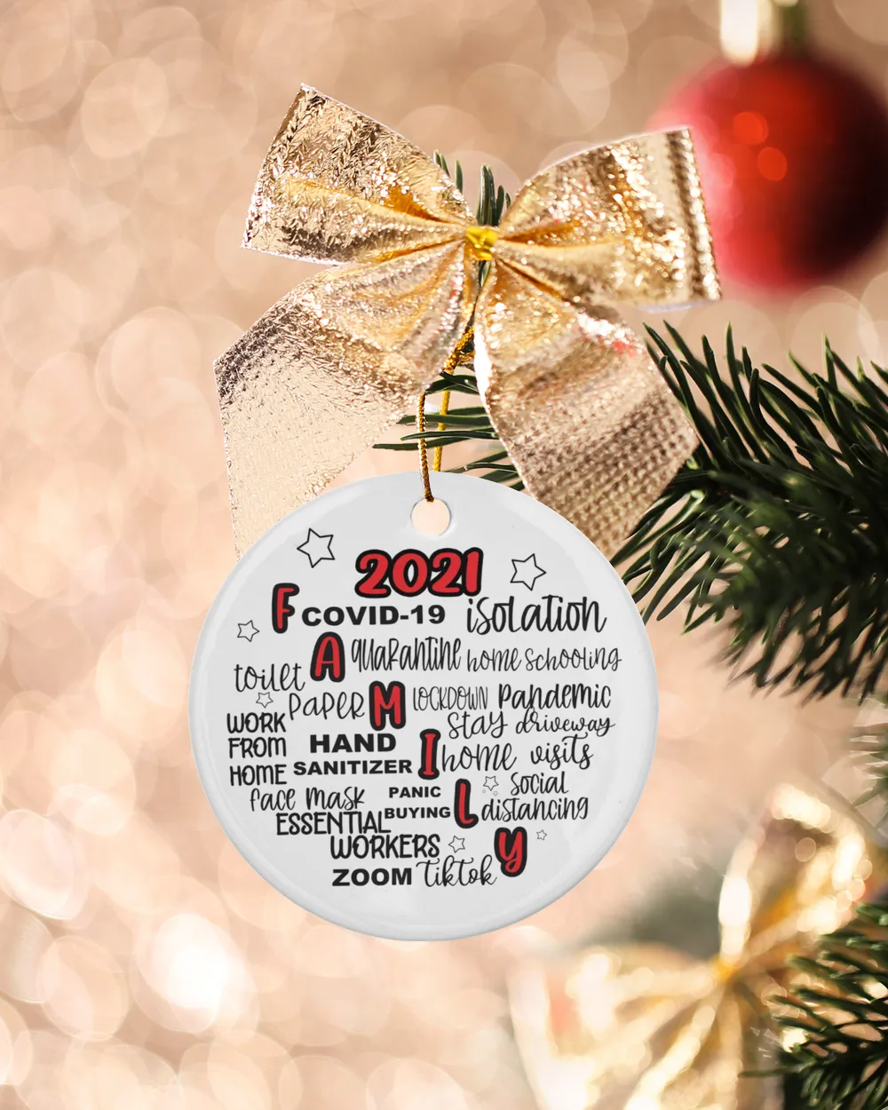 Christmas Ornaments Lockdown Ornament 2021 Ornaments Memories of 2021 2021 Pandemic Ornament Quarantine Christmas Ornaments