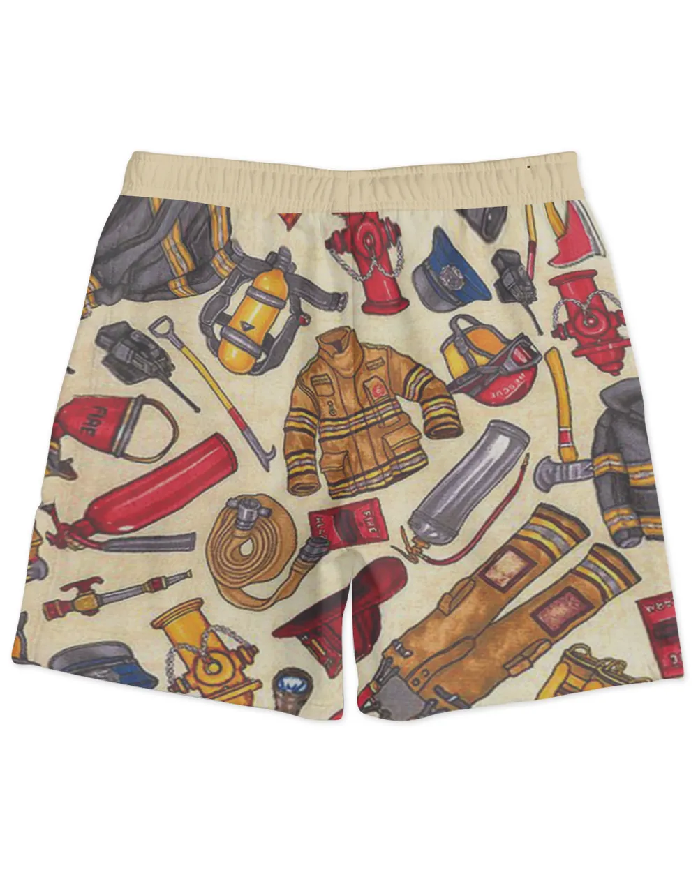 Firefighter AOP Hawaiian Short