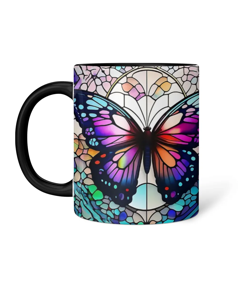 Beautiful Butterfly Personalized Accent Mug
