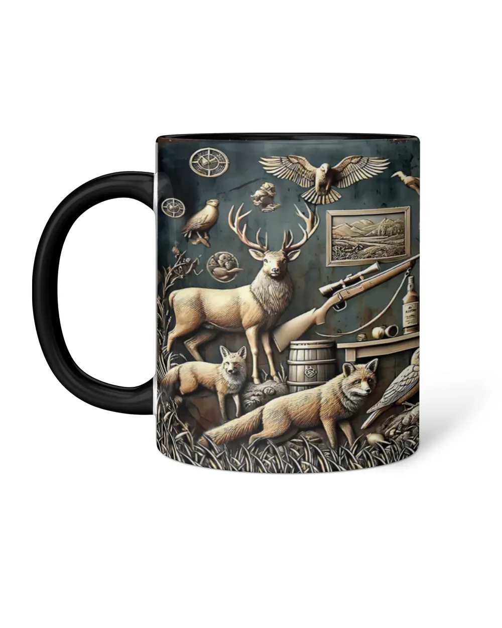 Personalized Hunting Customized Accent Mug 15oz