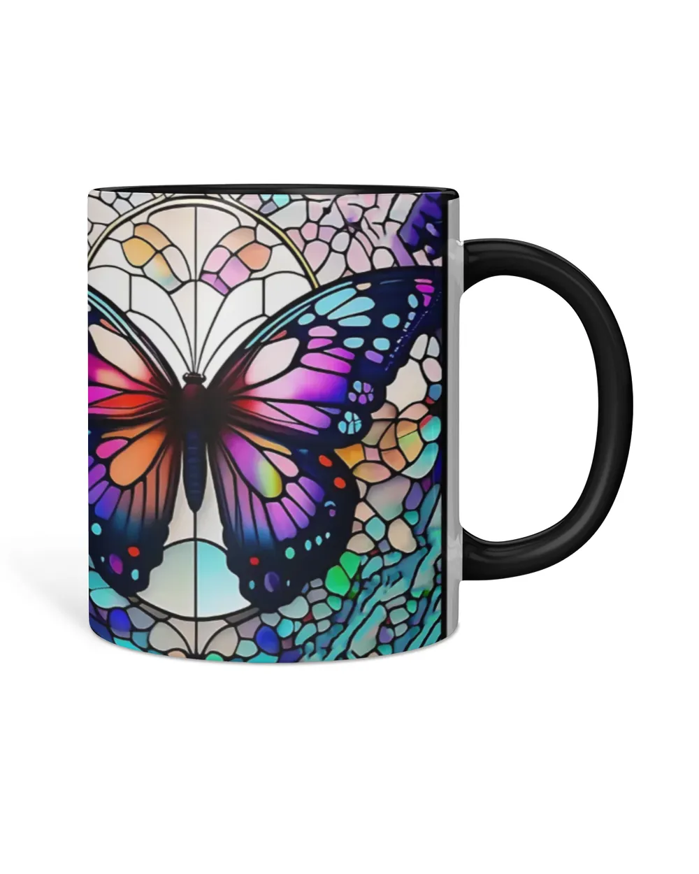 Beautiful Butterfly Personalized Accent Mug
