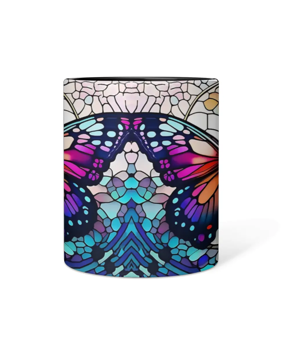 Beautiful Butterfly Personalized Accent Mug
