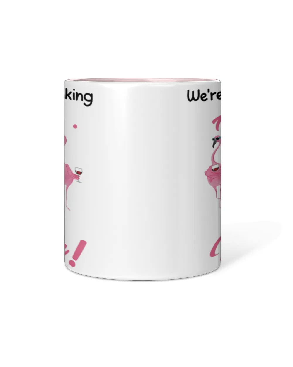 Flamingo Oh Look Wine Accent Mug