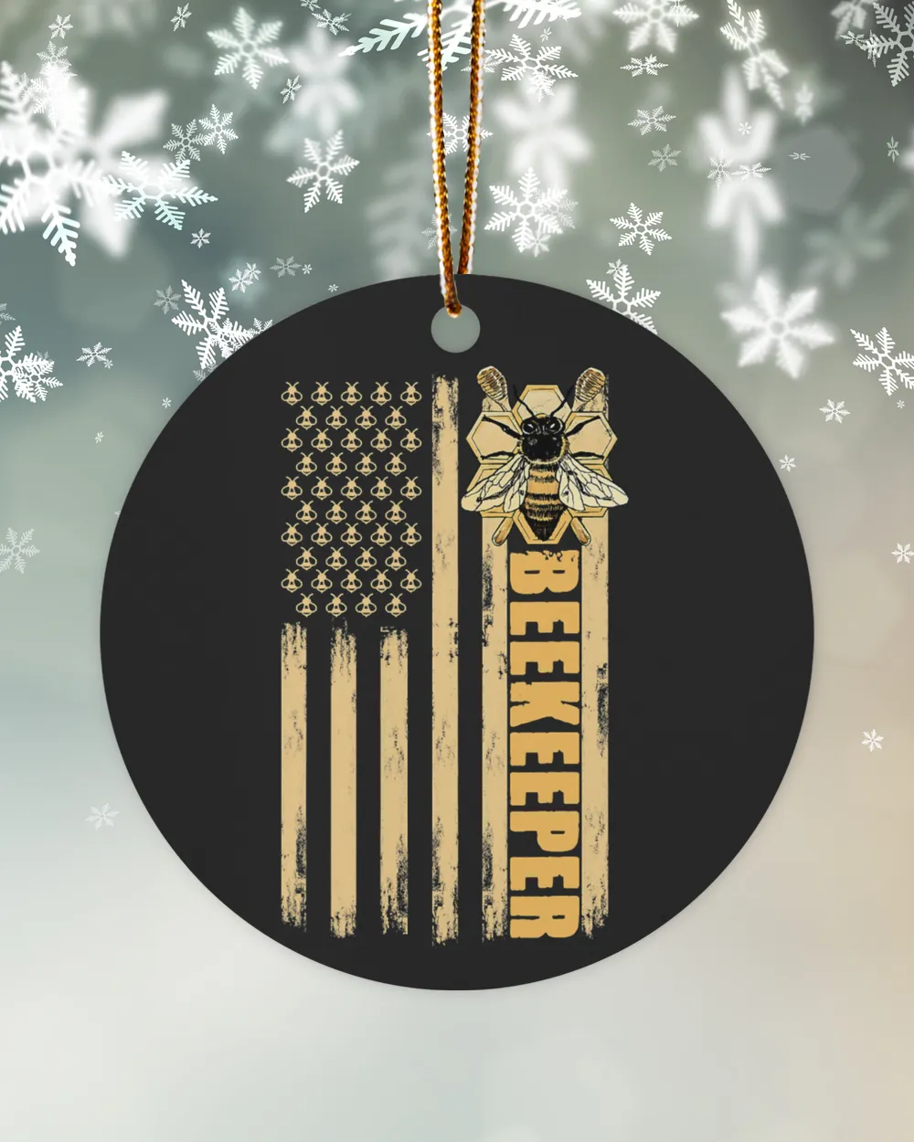 Bee Beekeeping Honeycomb Bee Patriotic Beekeeper 429