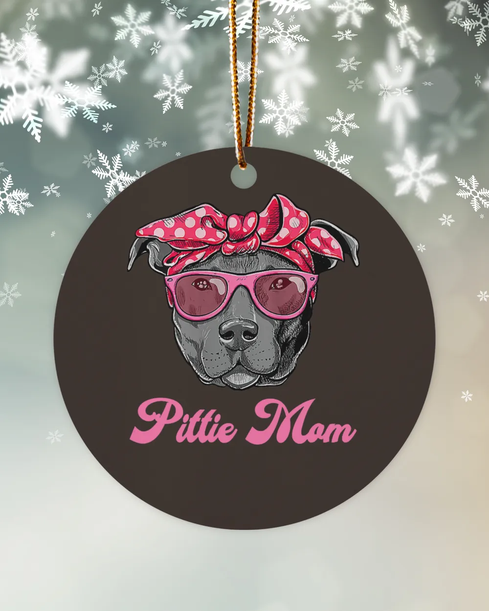 Pitbull Womens Womens Pittie Mom Cute Pitbull Dog Retro 324
