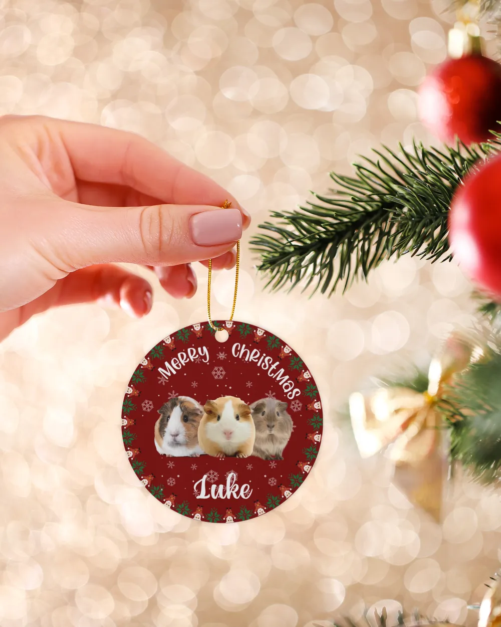 Guinea Pig Ornament