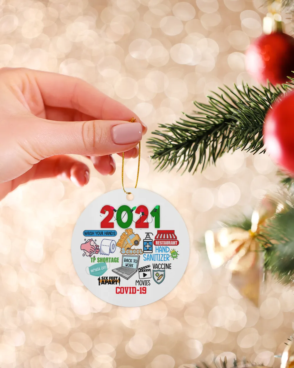 2021 Back To Work Ornament