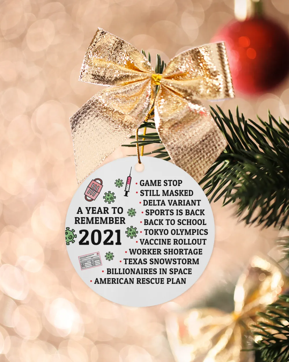 A Year To Remember 2021 Ornament
