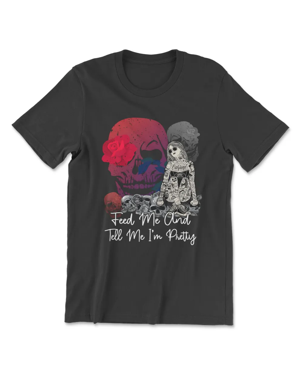 Skull Feed me and tell me Im pretty bones undead