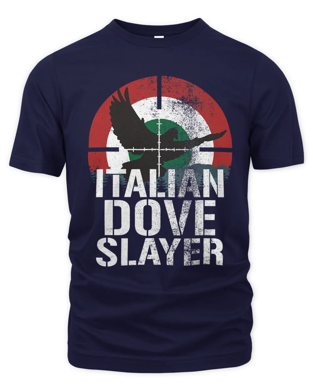 Vintage Italian Flag Dove Hunting T-Shirt