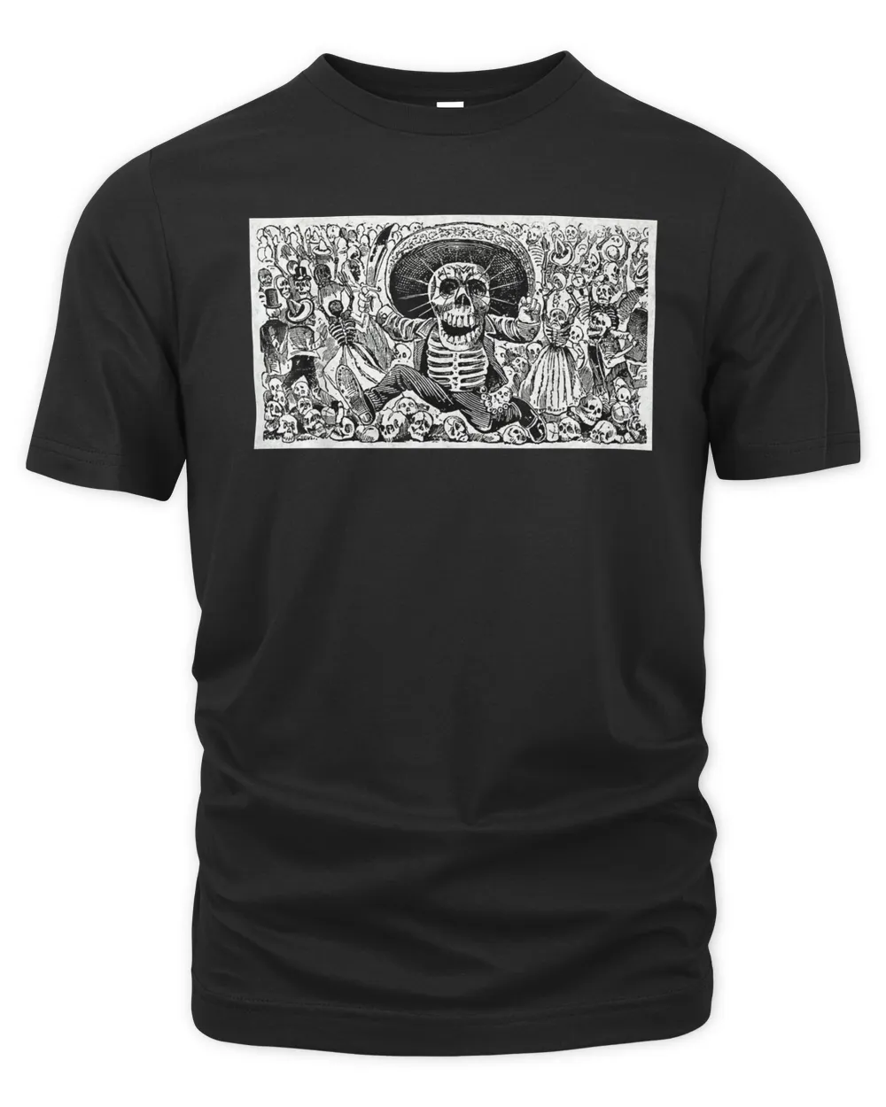 calaveras oaxaquena mexican jose guadalupe posada mexico t-shirt