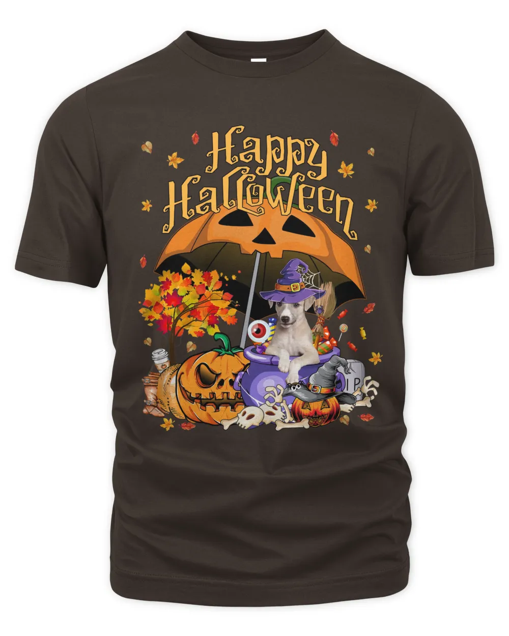 Halloween Autumn Witch Greyhound