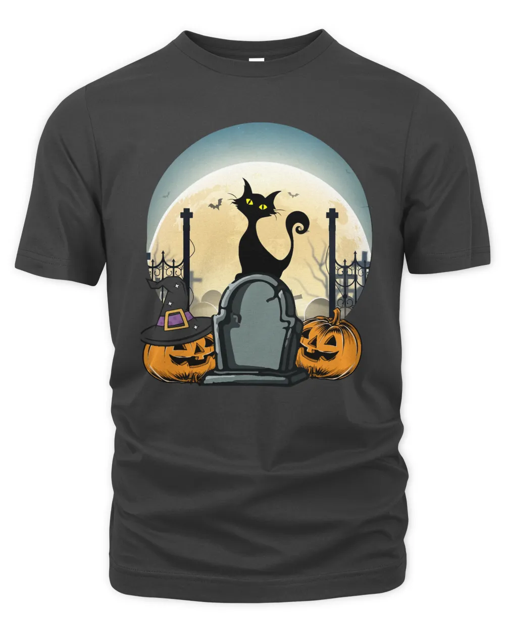 Black Cat Cat halloween cat pumpkin cat Classic T Kitty Kitten