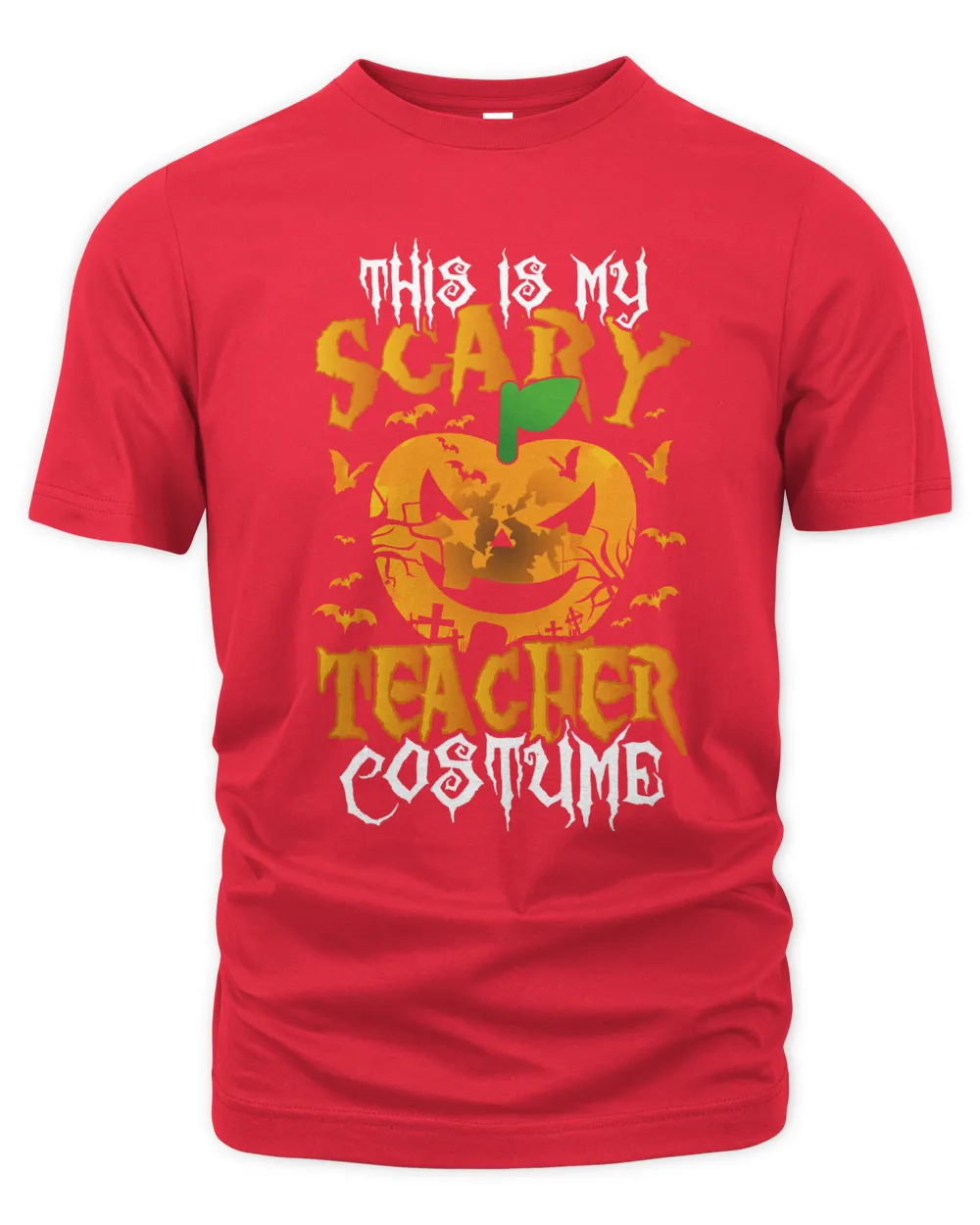 Halloween This is My Scary Teacher Costume 108 Pumpkin