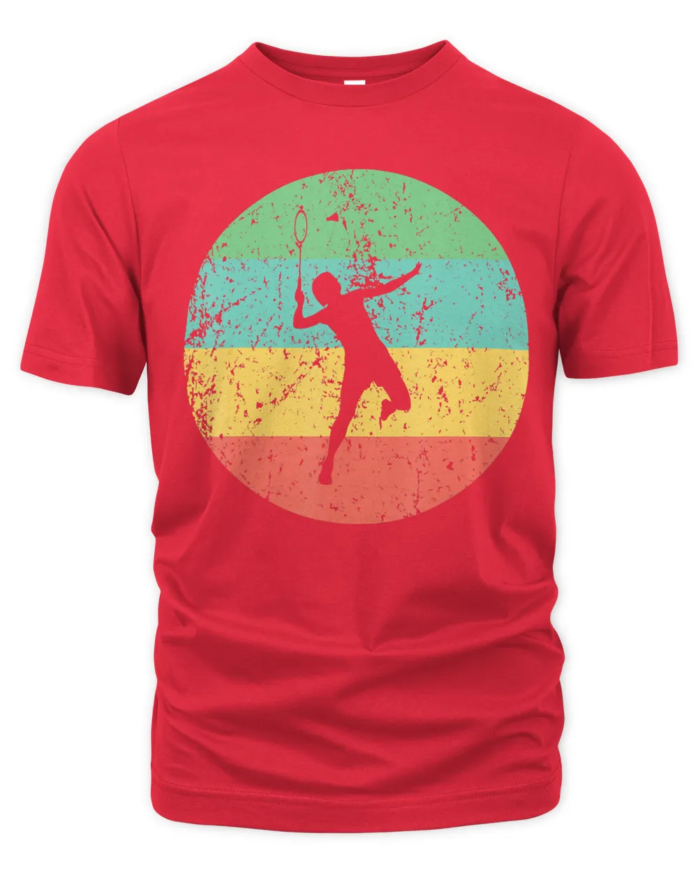 Badminton Vintage Retro Badminton Player T-Shirt