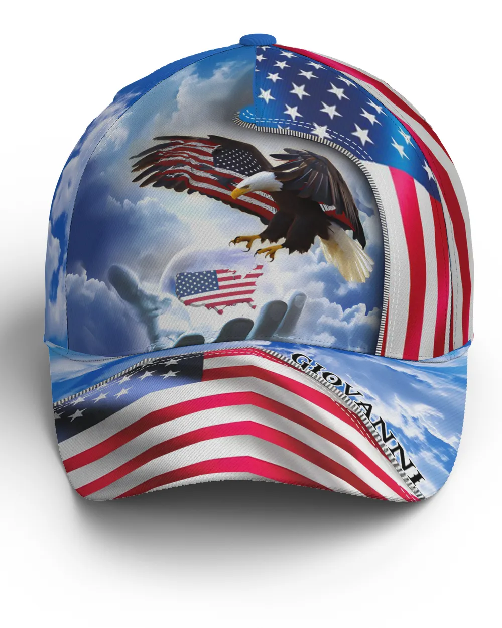 Giovanni Eagle American Flag Cap