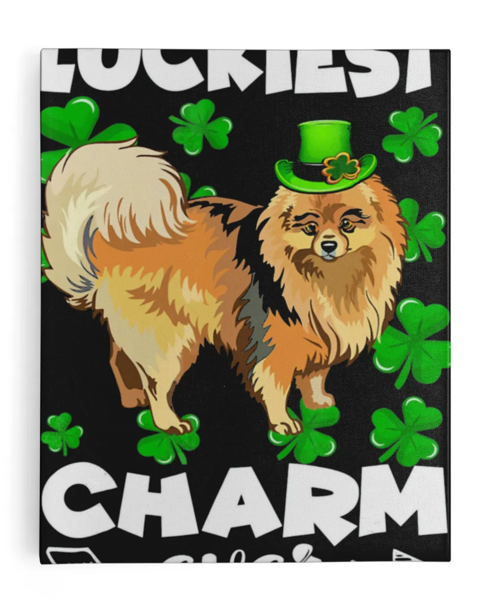 Pomeranian Luckiest Charm Ever St Patricks Day Gift Shirt