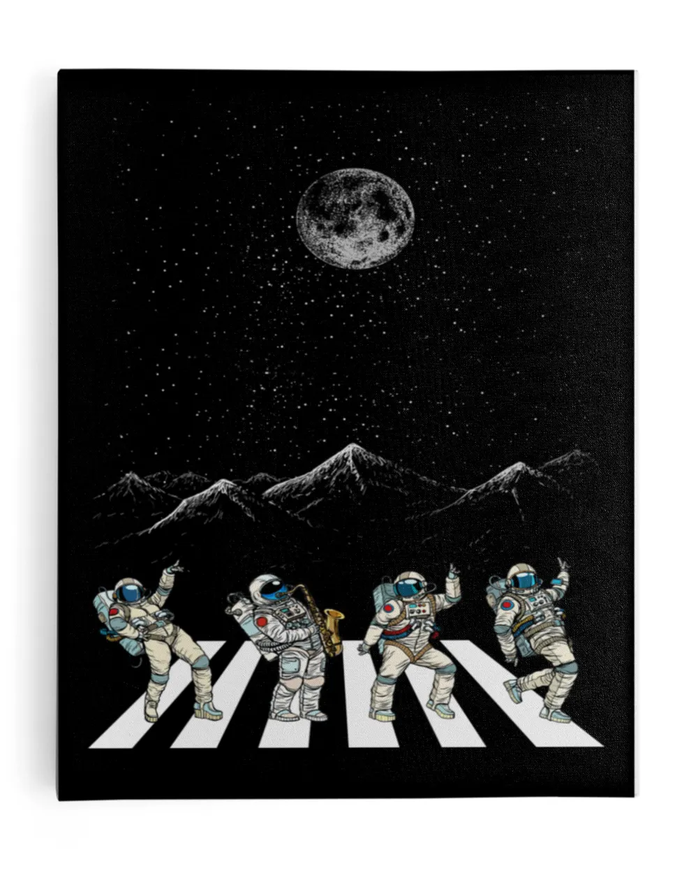 Musical style spacewalking astronaut