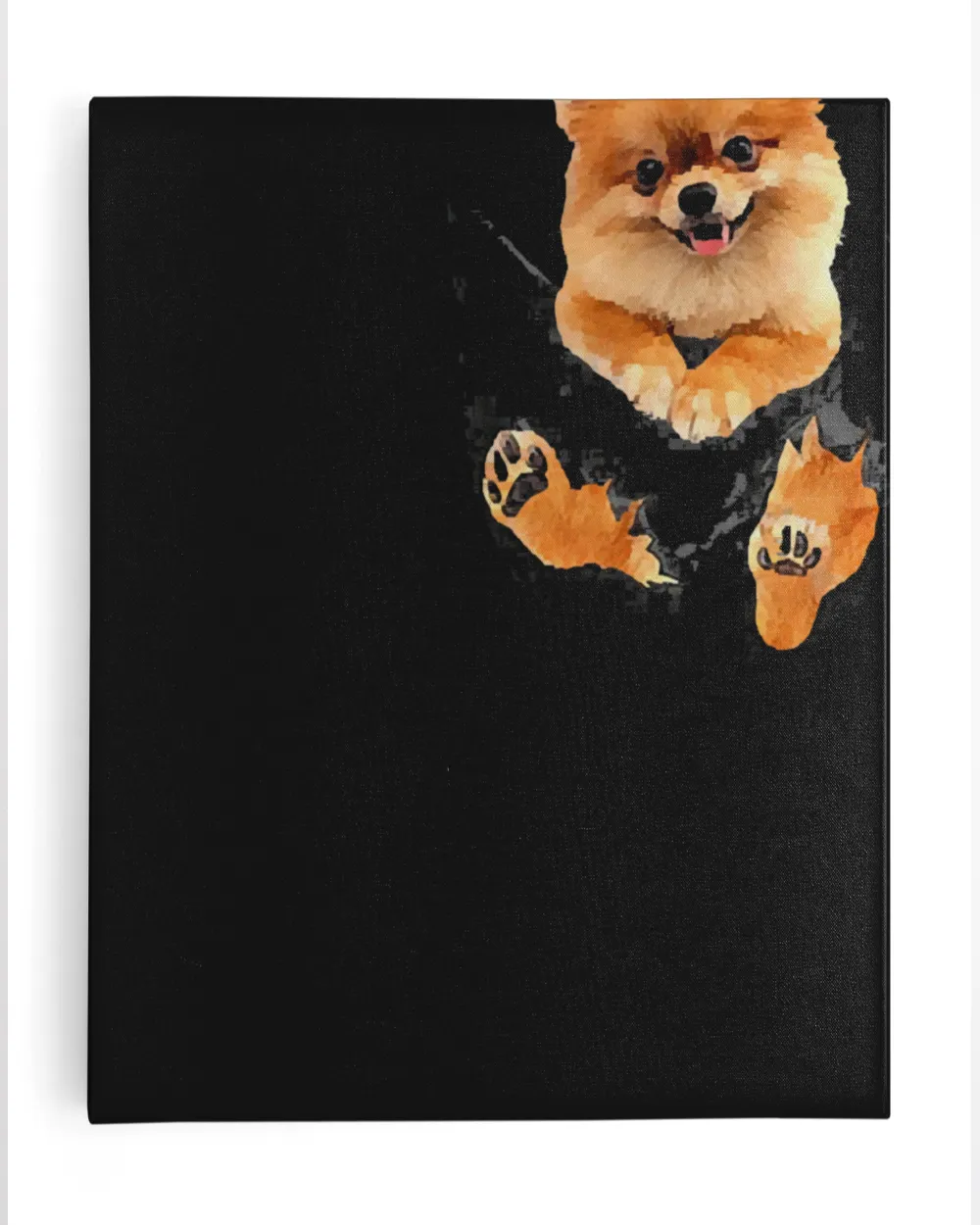 Pomeranian Inside Pocket Funny T-Shirt Lover Dog Cute Gift