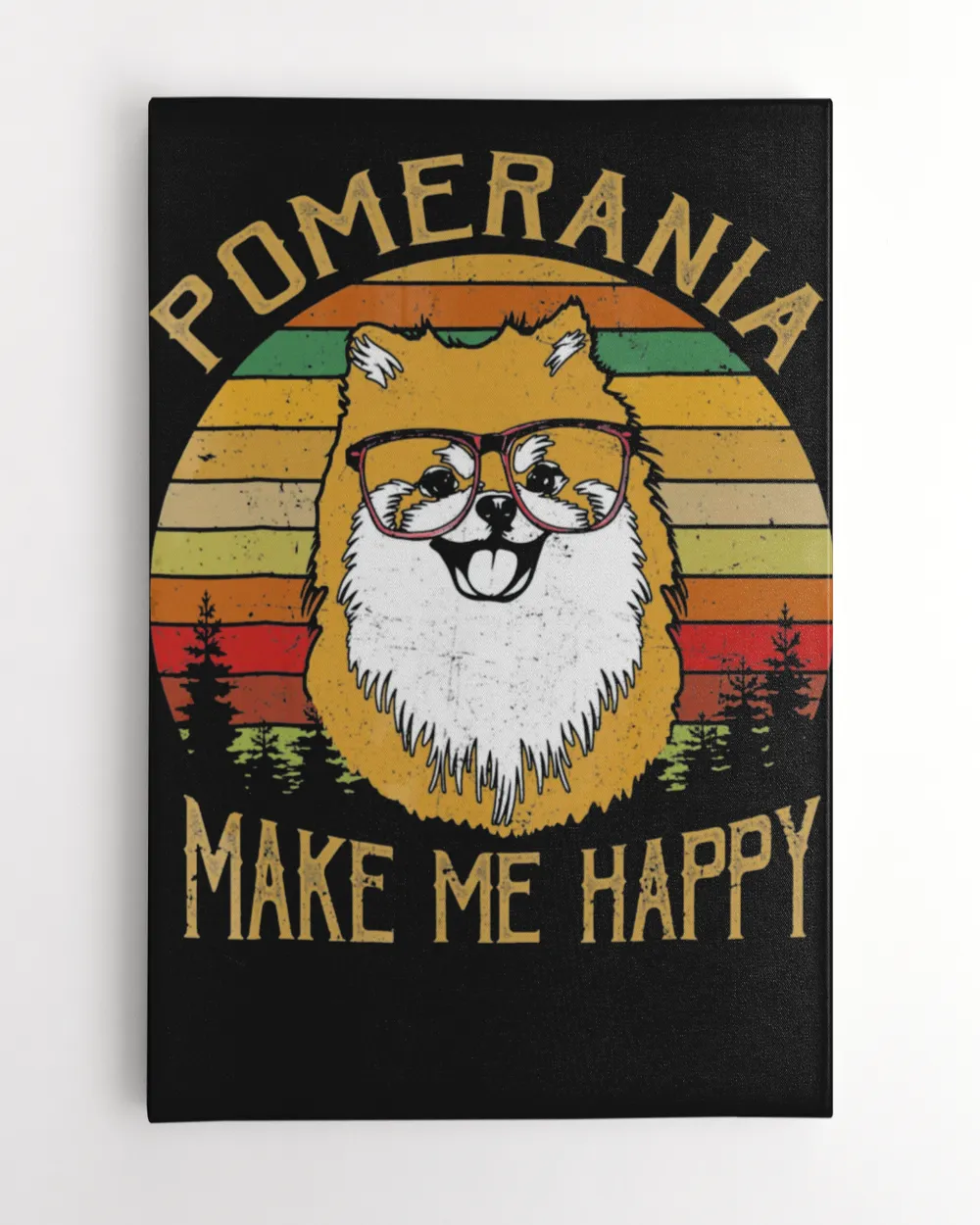 Pomeranian make me happy t shirt