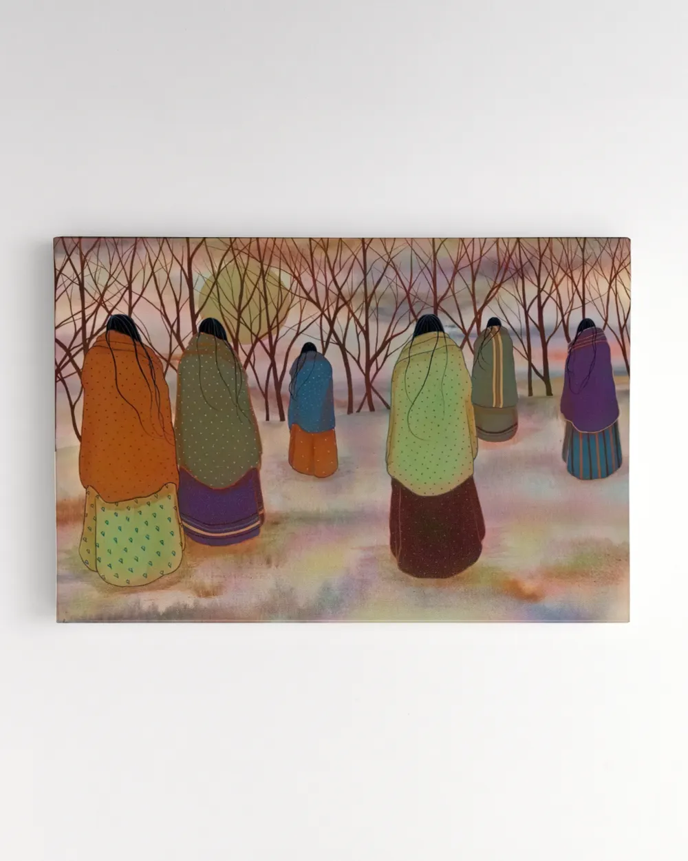 naa-ujv-13 Women's Trail by Jeanne Rorex-Bridges Canvas