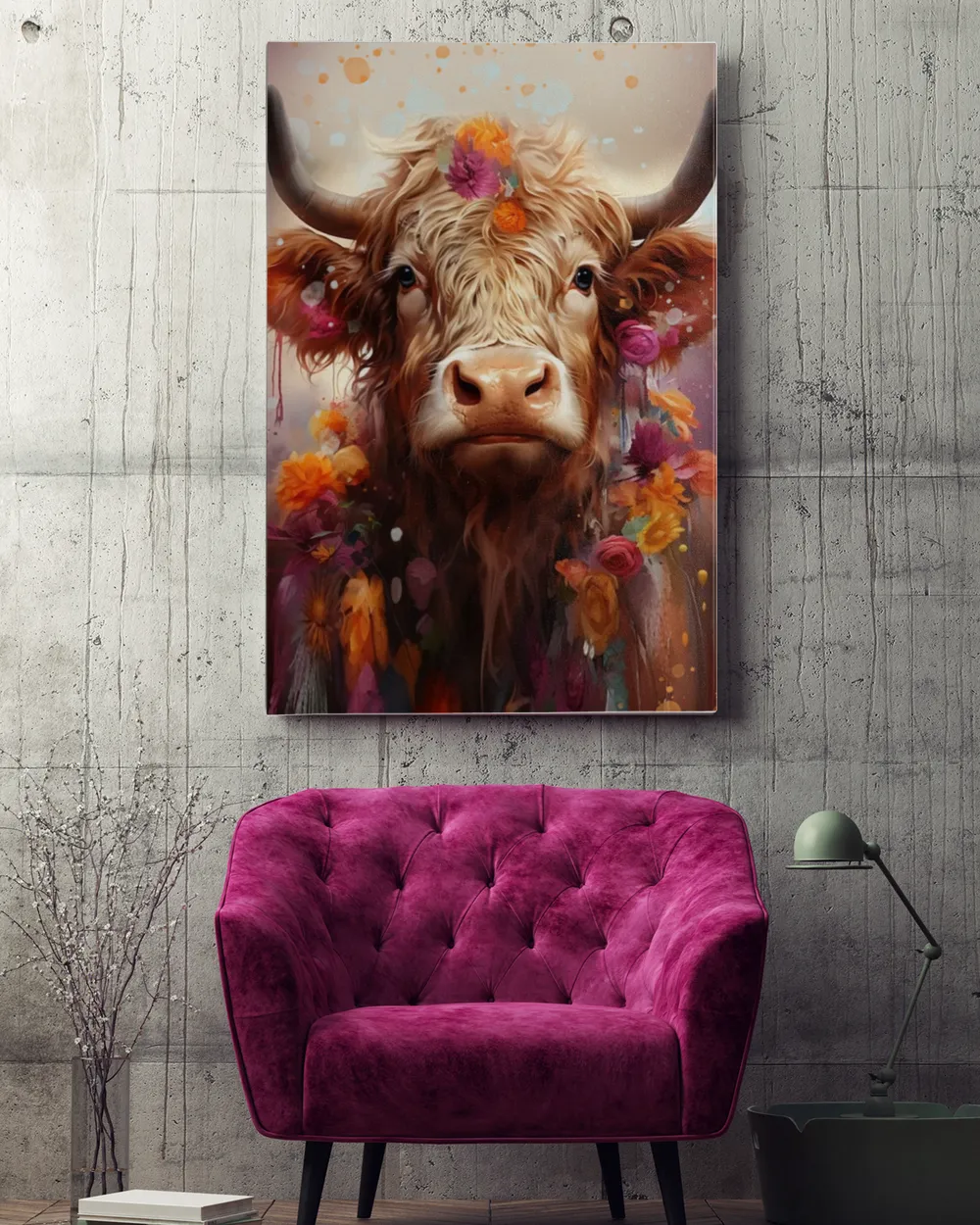 Cow Watercolor