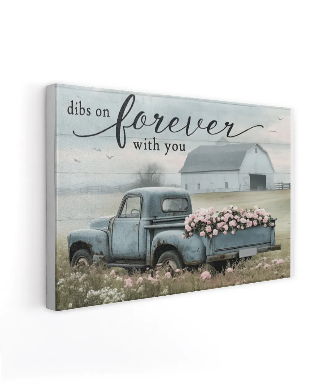Dibs On Forever With You - Personalized Couple Canvas