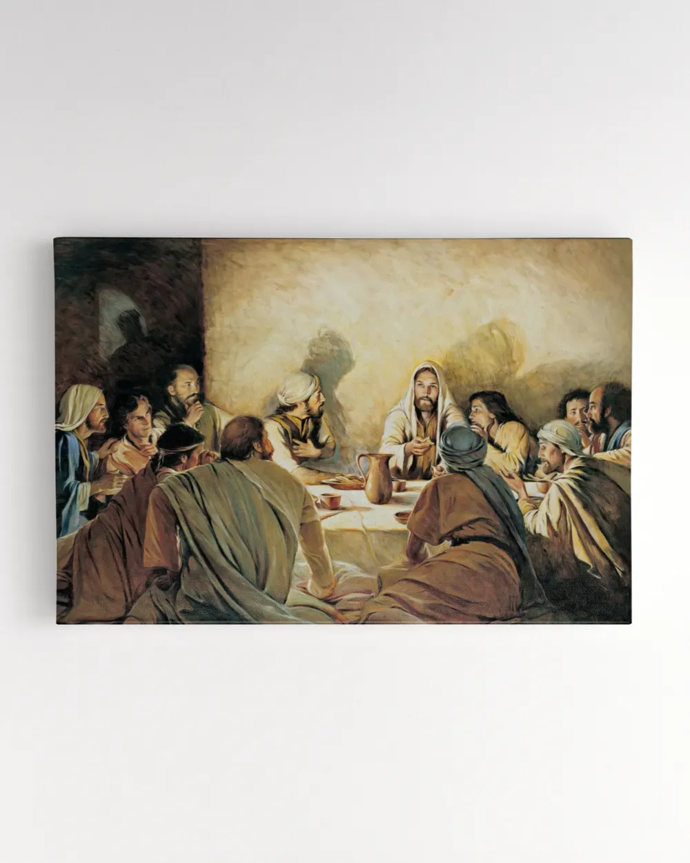 Last Supper Wall Art 8 - Last Supper Wall Decor - Best Wrapped Canvas For Dining Room - Jesus Canvas