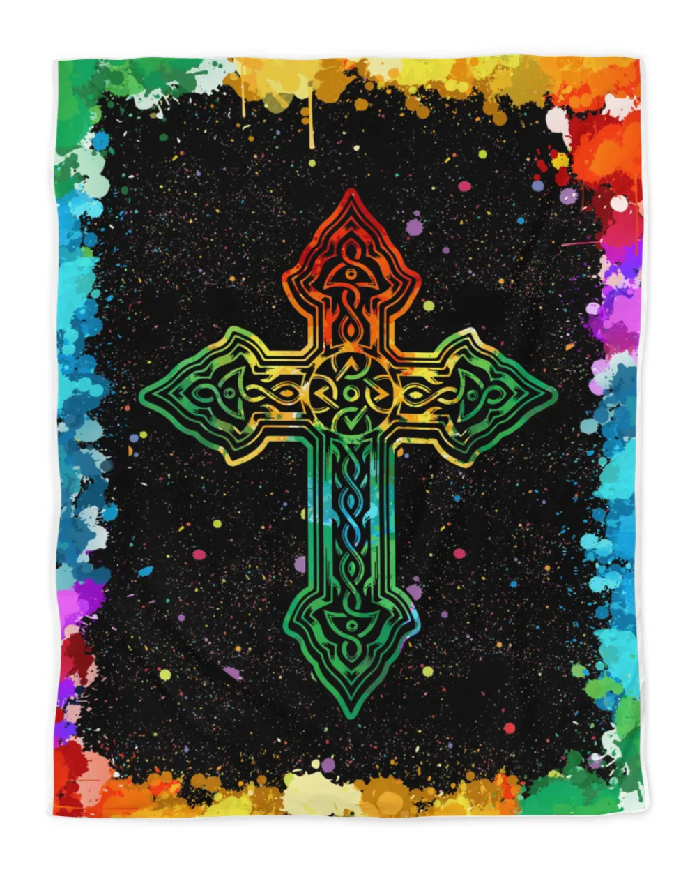 Irish Cross Watercolor
