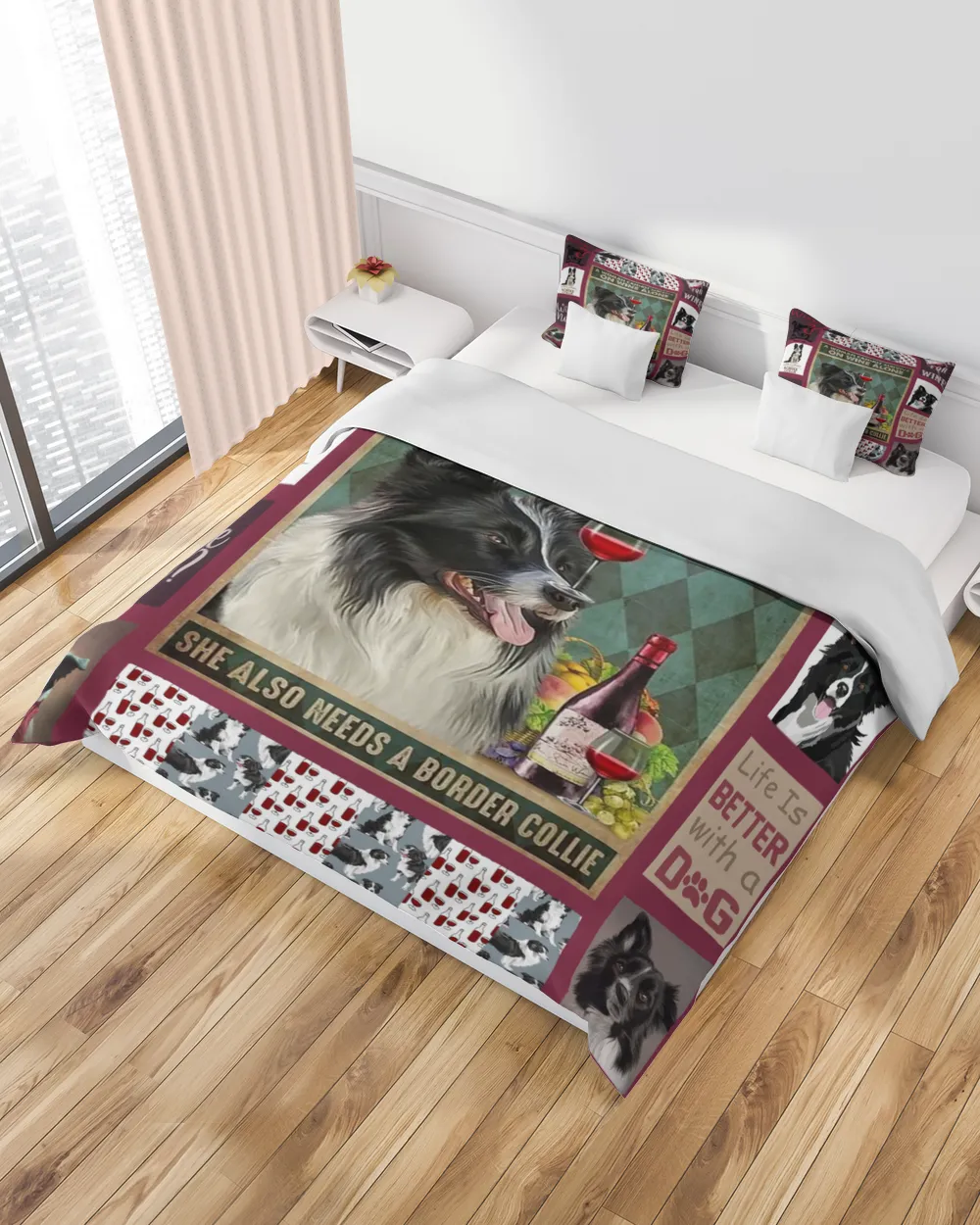 Border Collie Blanket - Quilt