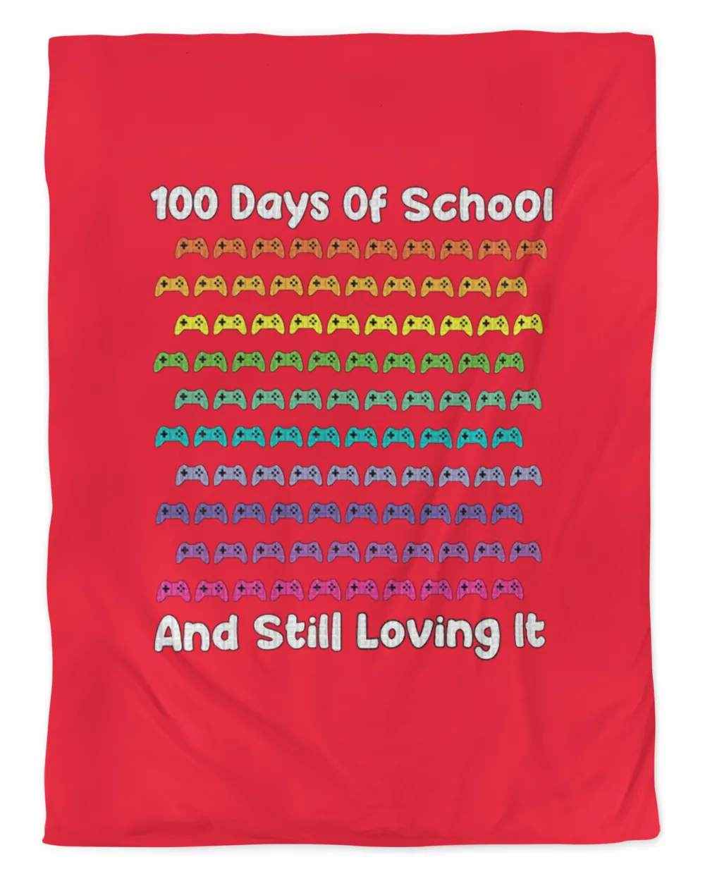 100 Days Of School T-Shirt100 Days Of School Gaming Gamer T-Shirt_by DARSHIRTS_ copy