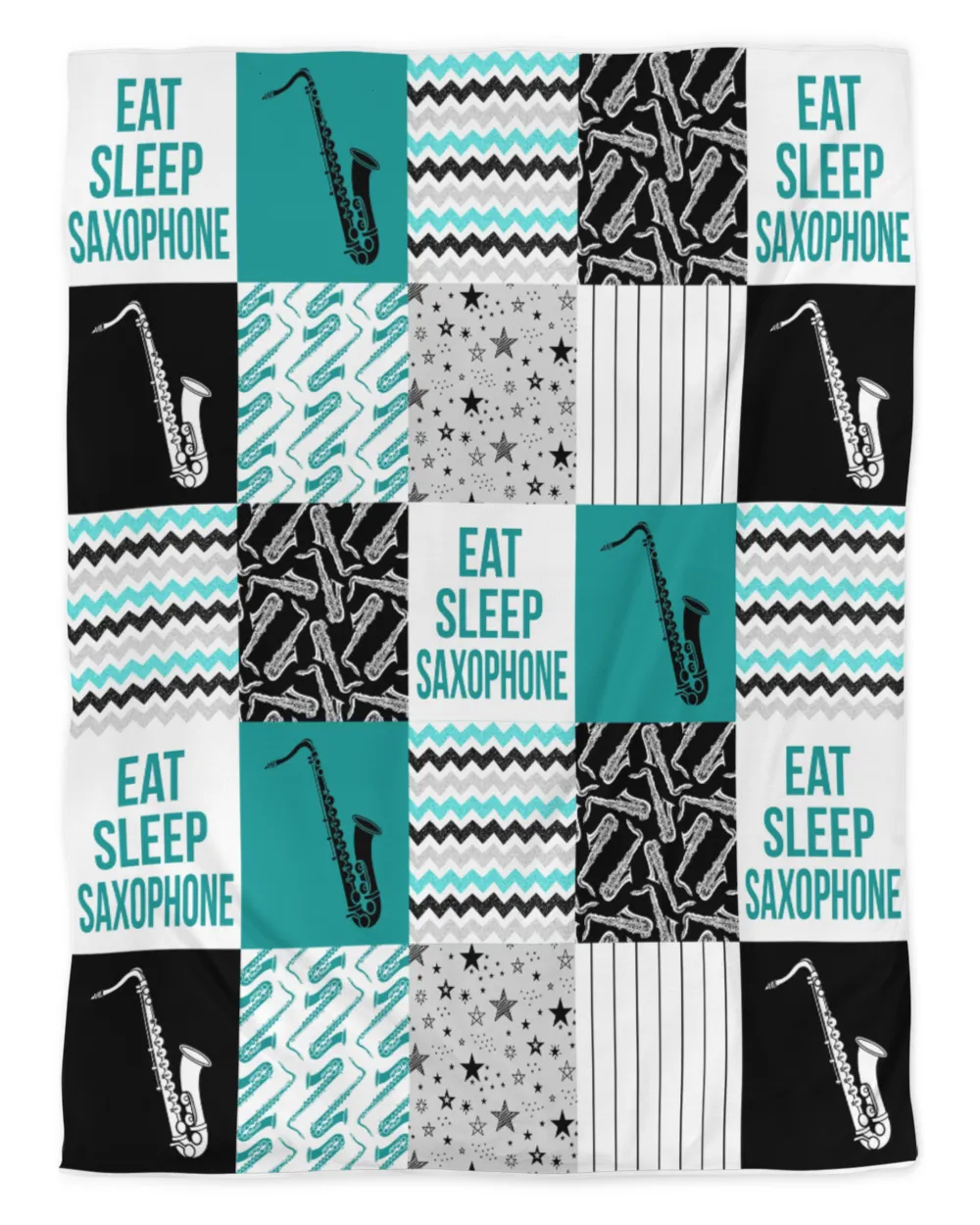 Saxophone shape pattern