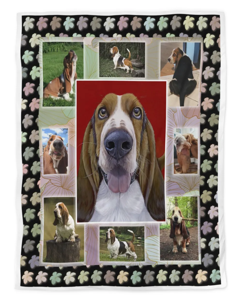 Basset Hound Blanket - Quilt