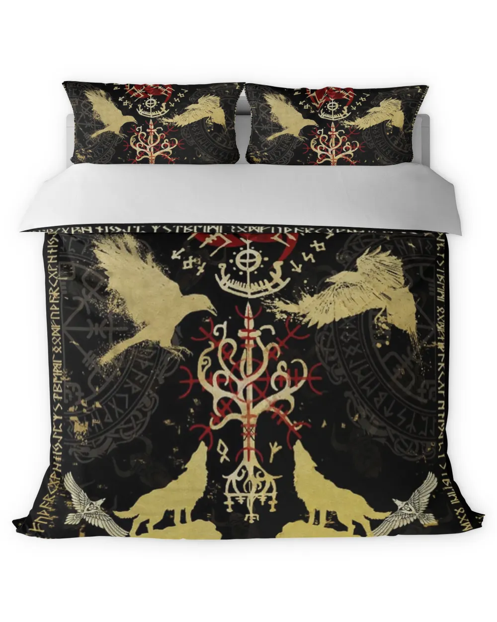 Viking Vegvisir Yggdrasil Bedding Set 139