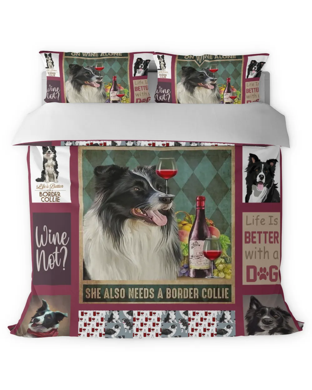 Border Collie Blanket - Quilt