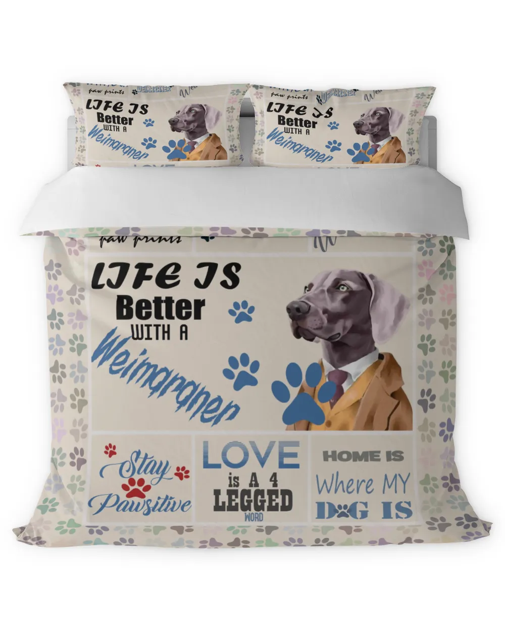 Weimaraner  Blanket - Quilt