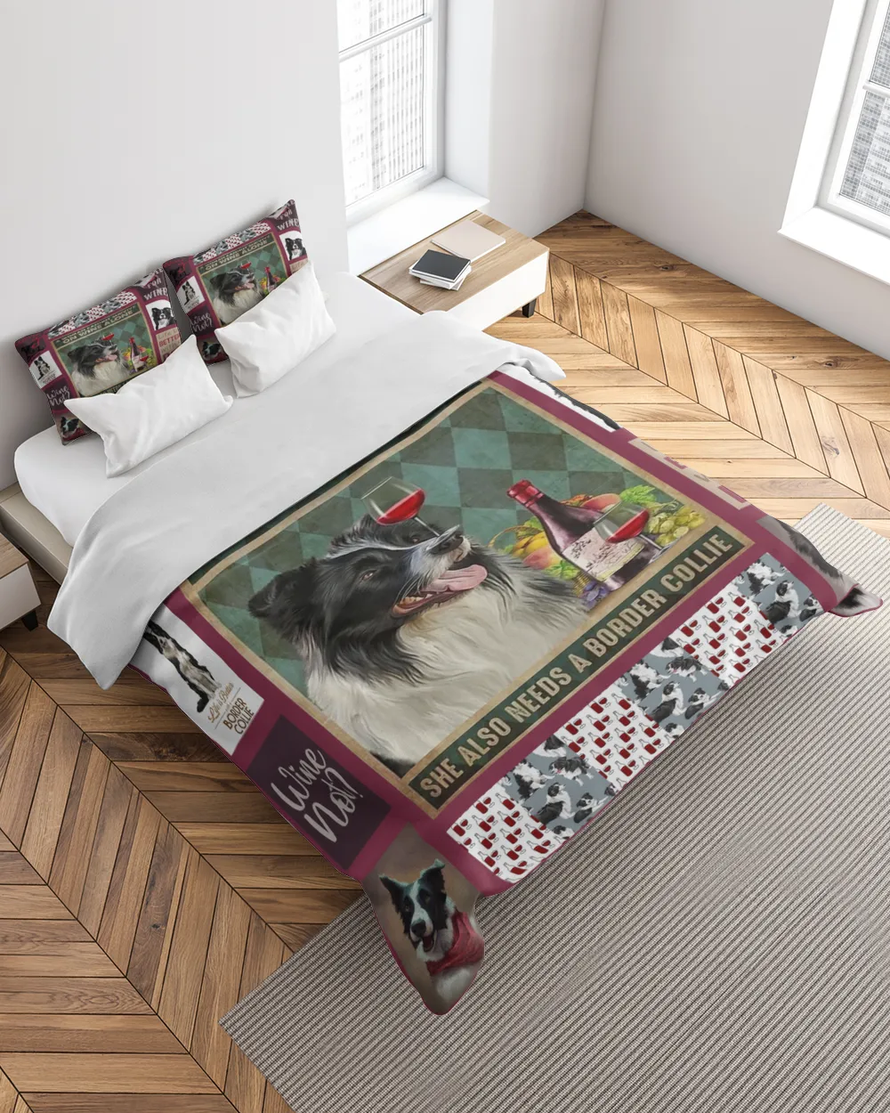 Border Collie Blanket - Quilt