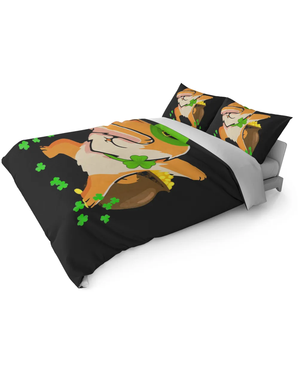 Pomeranian Dabbing Patricks Day T-Shirt Dog