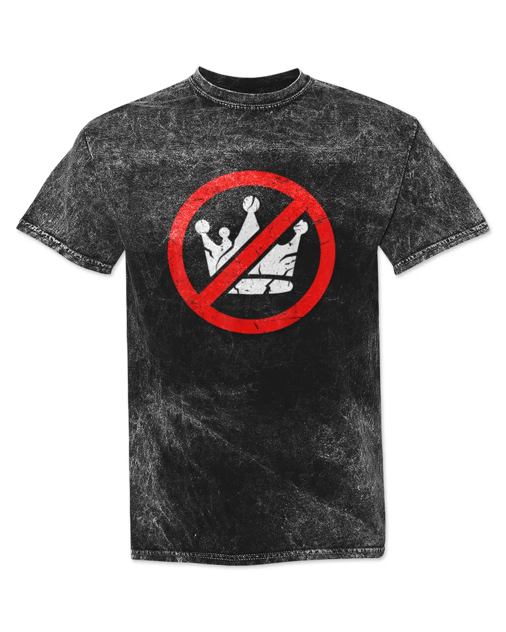 Vintage No Kings Since 1776 USA 4th Of July free T-Shirt_shadowed Mineral Wash T-shirt black s