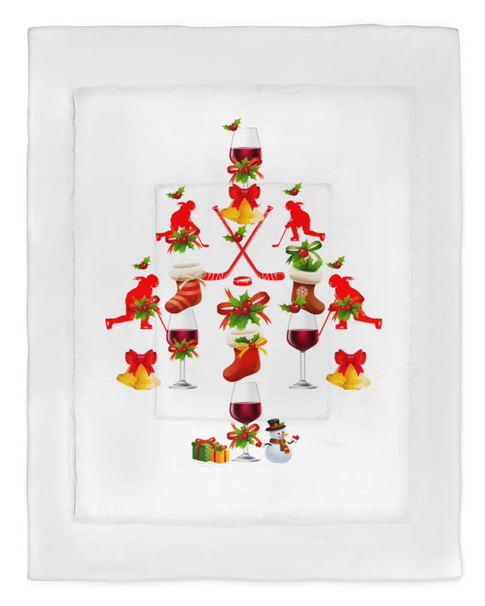Hockey Christmas Tree Icon