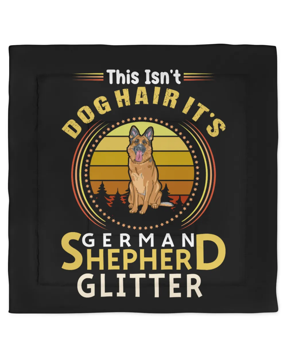 This Isn't Dog Hair It's German Shepherd Glitter Personalized Grandpa Grandma Mom Sister For Dog Lovers