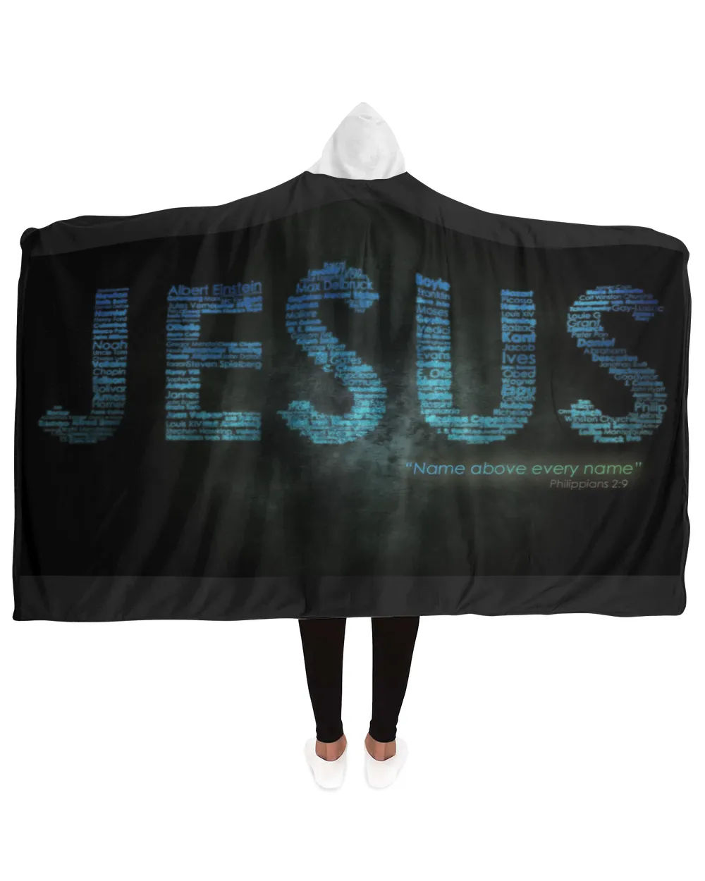 Name Above Every Name Hooded Blanket