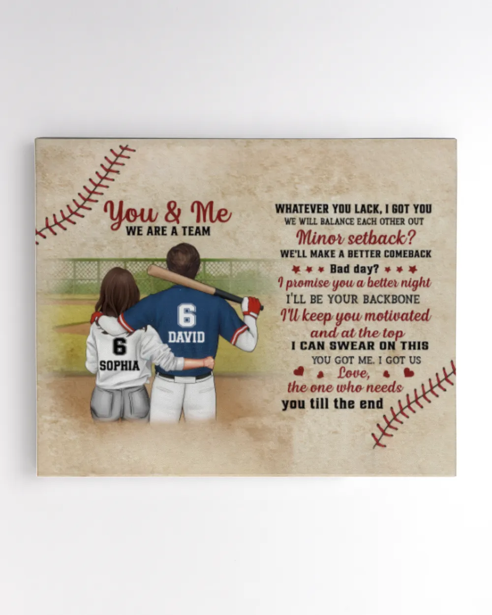 You Got Me I Got Us - Personalized Poster-Wrapped Canvas, Gifts For Boyfriend, Gifts Idea For Boyfriend