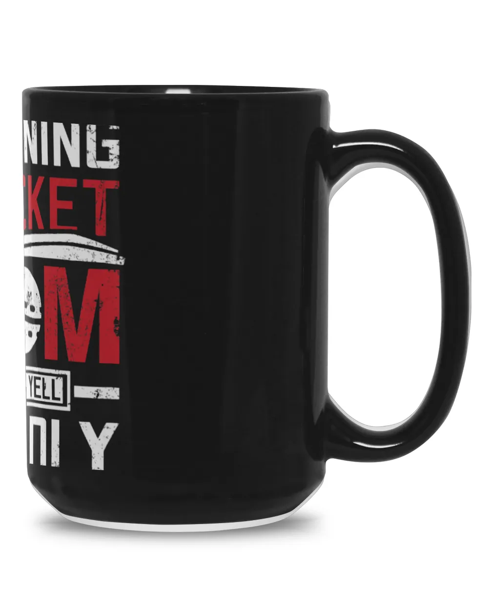 Womens Warning cricket mom will yell loudly