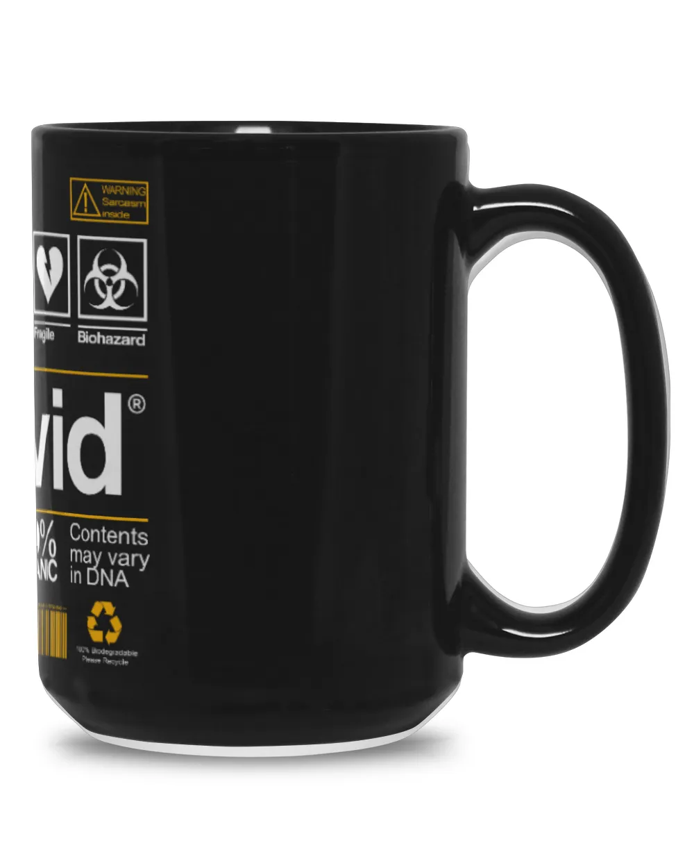 Fbus01603 David H52 Black Mug 15oz black 15oz