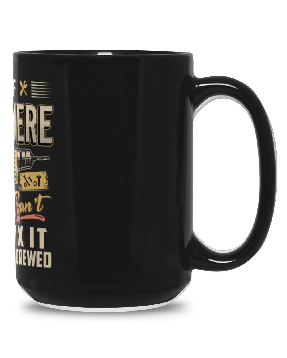 IF GIGUERE CAN'T FIX IT WE'RE ALL SCREWED B3 Black Mug 15oz black 15oz