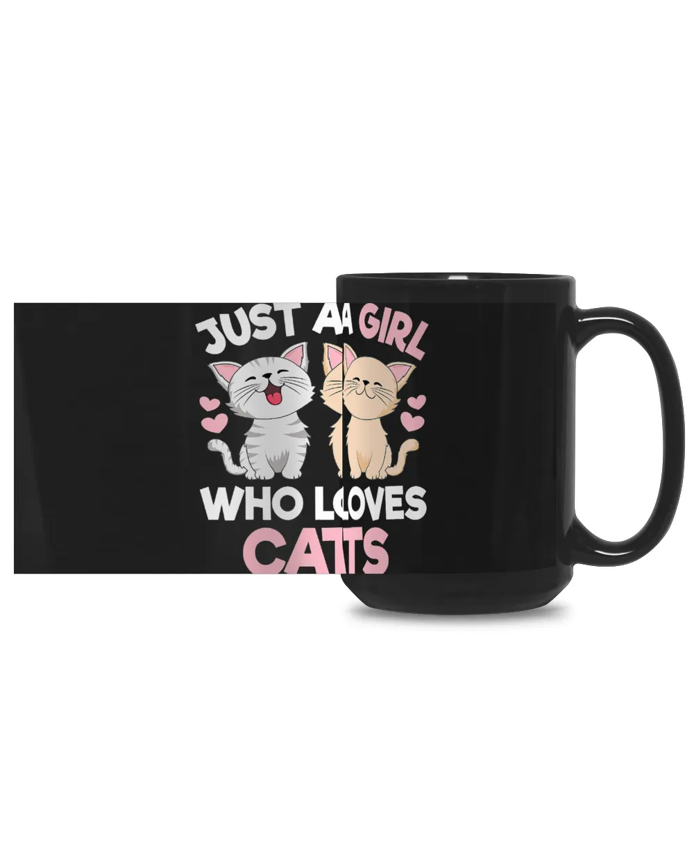 Just A Girl Who Loves Cats Cute Cat Lover